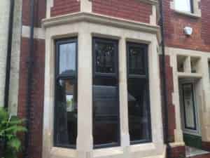 grey upvc window cost cardiff 