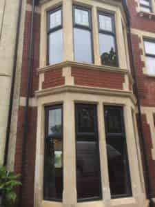 grey upvc window installation cardiff