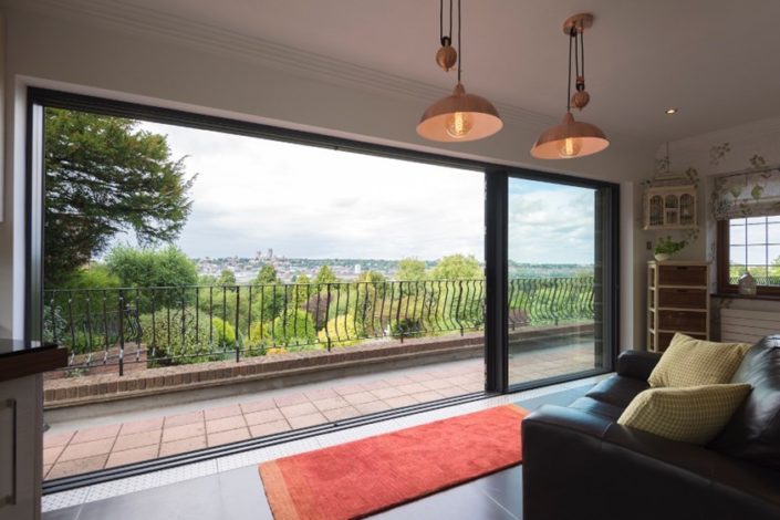 origin aluminium sliding doors cardiff